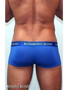 Тонкие хипсы на комфортной резинке синего цвета Romeo Rossi RTRR5001-09